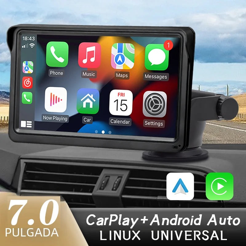 Pantalla Multimédia Universal con CarPlay y Android Auto | + Regalo Exclusivo