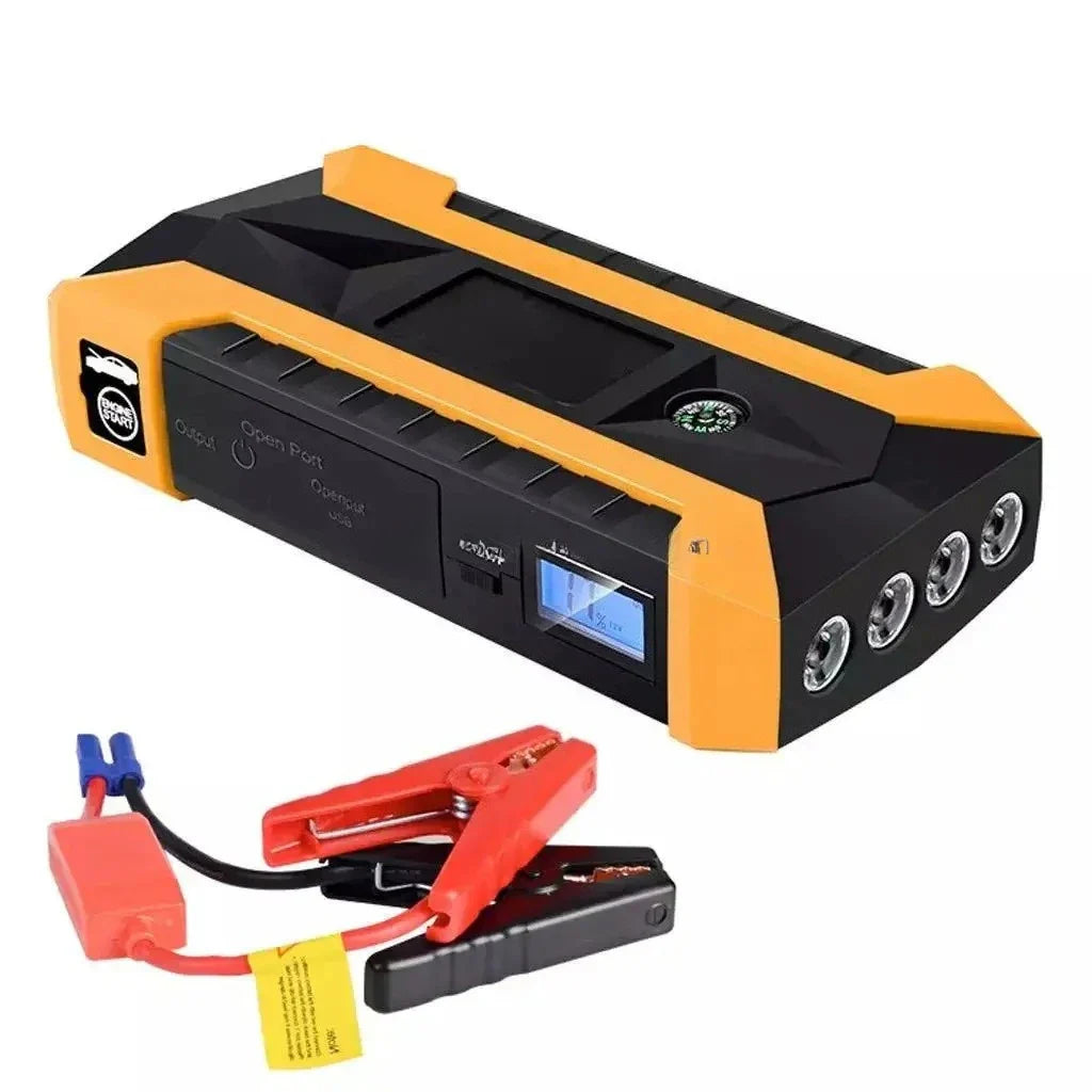 Arrancador/Iniciador de Batería Para Autos y Motos 4 en 1 🚗⚡ Bomba de aire + ENVIO GRATIS